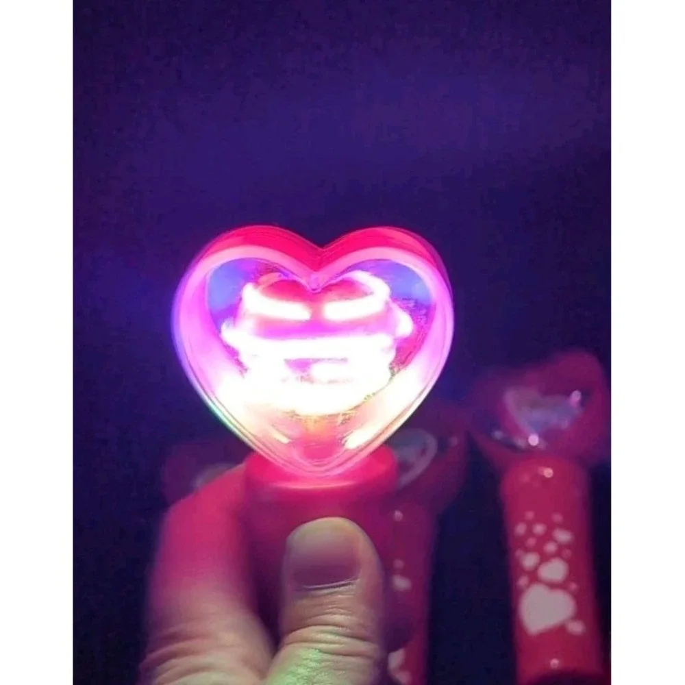 11 Valentines unicorn heart dinosaur light up spinners for ages three and up